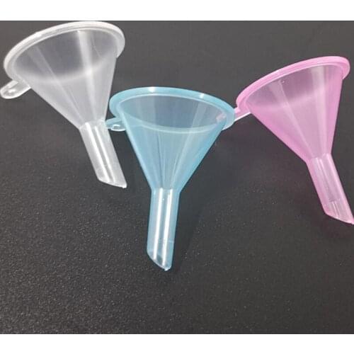 Mini Subpackage Tools Funnels Plastic Small Funnels Suit for Essential Oil Bottles Empty Lipgloss Tube Perfume 240PCS