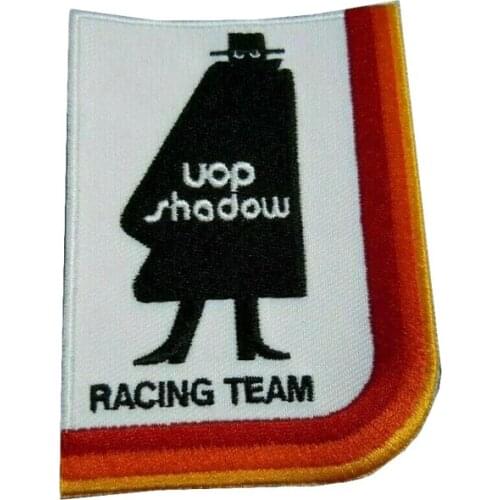 3.75'' SHADOW Racing Iron-On Embroidered Patch
