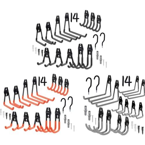 Wall Mount Garage Bike er Hook Heavy Duty Metal Hooks for ing Tools Warehouse Storage Tool Organizer Hooks with Screws