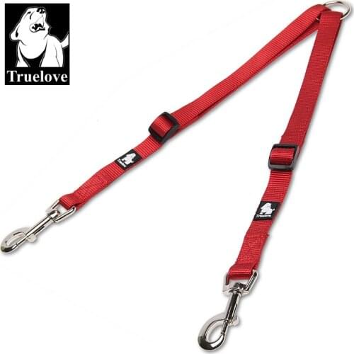 Truelove Dog Leash Nylon Ribbon No Tangle Two Dogs Coupler For Large Small Pet Suitable for Training Running products TLL2372
