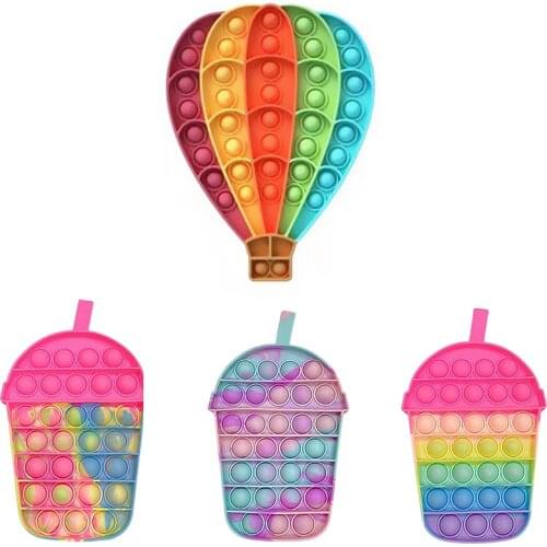 Simpl Dimple Fidget Toys Anti Stress Popite Hot Air Balloon Push Bubble Sensory For Kid Adult Antiestres Squishy Stress Reliever