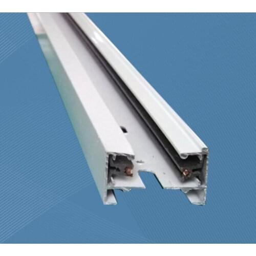 Wholesale 20pcs LED Aluminum Rail LED Light Track Rail 1 m 2 wire