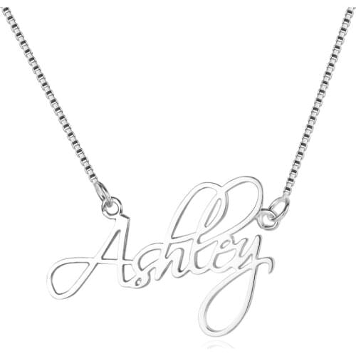 Necklace Pendant 925 Sterling Silver Tiny Custom Made Jewelry with Any Name by Custom Personalized Jewelry For Women (NE101643)