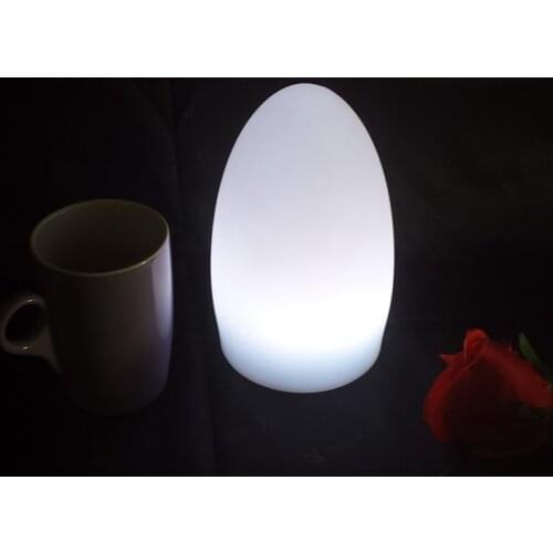 Skybesstech Limited Version D11*H19cm 16 Color Change Rechargeable wirless portable LED Egg Lamp Night Lights Free shipping 1pc
