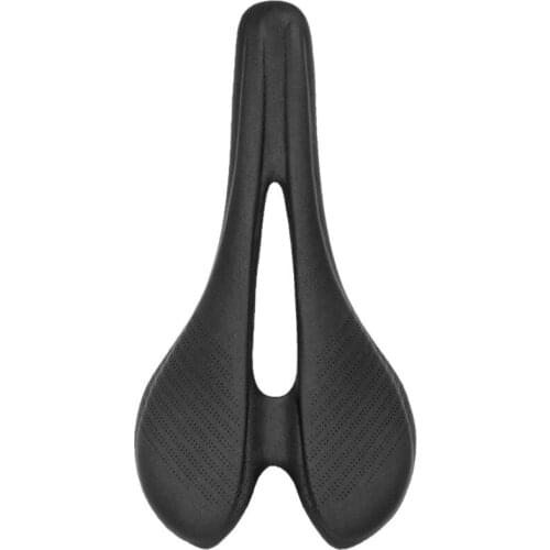 Bike Saddle Seat Mountain Bike Road Cycling PU Leather Hollow Design Saddle Seat Foreskin Fiber Bicycle Accessory Top Hot