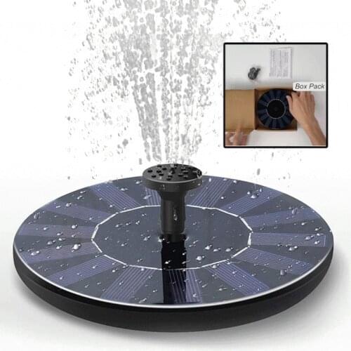 New Solar Power Water Fountain Pump Solar Fontein Bird Fountain Water Floating Fountain Pond Garden Patio Decor Lawn Decoration