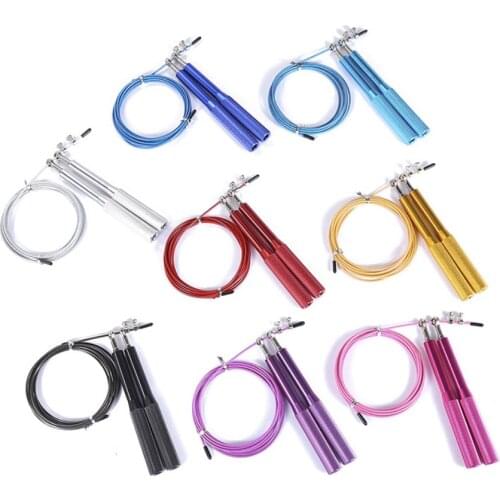 Magic design custom adjustable skipping rope jump rope skipping aluminum skipping rope