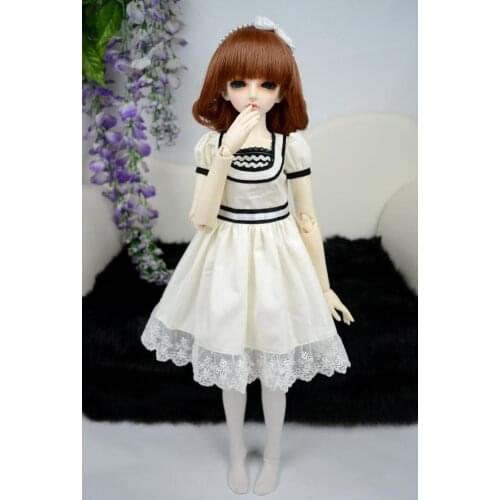 [wamami] 105# White Lace Splice Dress 1/4 MSD DZ DOD AOD BJD Dollfie