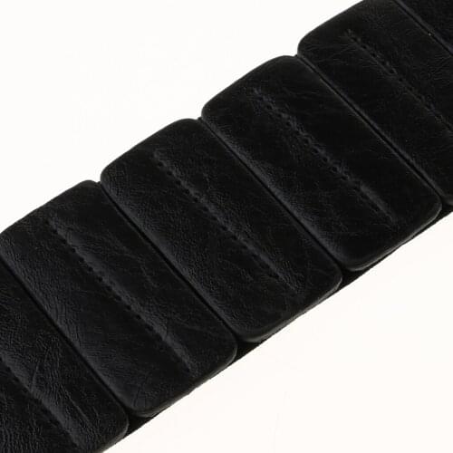 Womens Leather Elastic Rivets Wide Belt Stretchy Dress Waist Belts