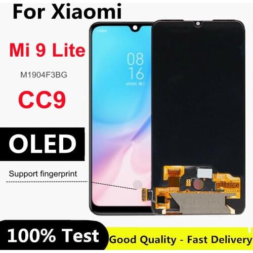 6.39'' OLED for Xiaomi Mi CC9 LCD Display for Xiaomi Mi 9 Lite M1904F3BG Touch Screen Digitizer Screen Assembly