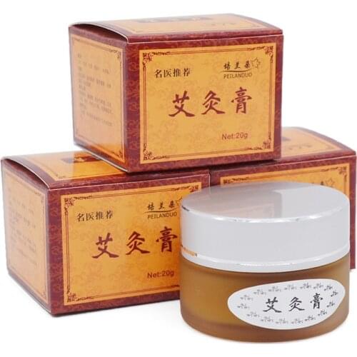 12PCS Free shipping New Product moxa moxibustion cream 20g/pcs