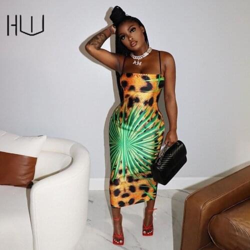 2021 Wholesale & Retail Green Clothes Womens Beach Outfit Floral Printed Romantic Bohemian Party Bodycon Plus Size