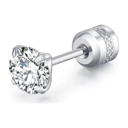 2021 New Stud Earrings Set Hypoallergenic Cubic Zirconia Earrings Stainless Steel Earring 2020 trend