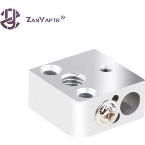 3D printer Bowden Extruder hotend CR10 Heater Block All-Metal Radiator For V6 CREALITY CR-10 CR-10s J-head