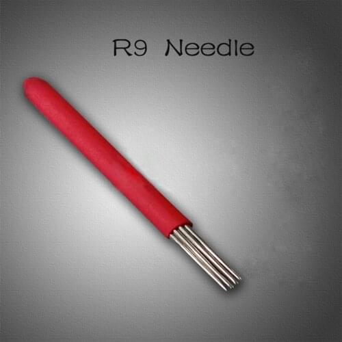 Wholesale 500pcs R9 LINER Microblading Needles Permanent Makeup Manual Eyebrow Blade - 9RL