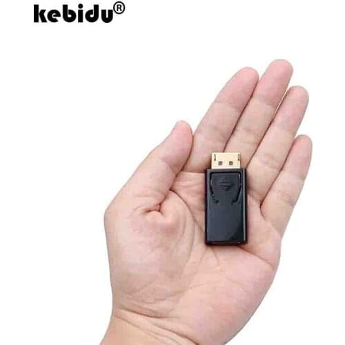 Kebidu Displayport DP Male To HDMI-compatible Female Connector Converter Adapter For AMD PC Notebook Laptop Monitor HD HDTV