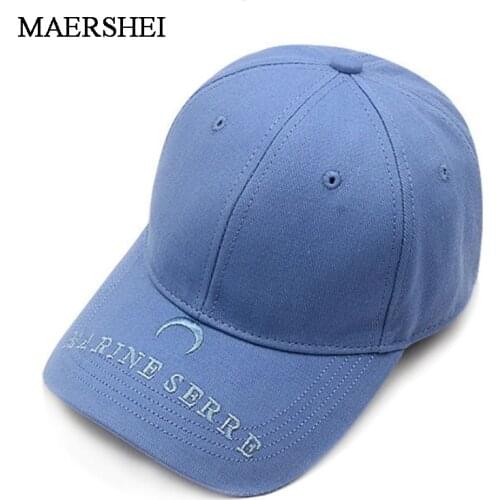 Baseball Cap Moon Fitted Cap Snapback Hat For Men Bone Women Gorras Casual Casquette Letter Embroidery Black Cap