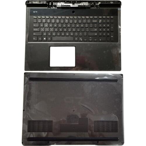 NEW Laptop Palmrest Upper Case With Backlit keyboard/Bottom Case Computer Case for DELL G7 7790 17-7790