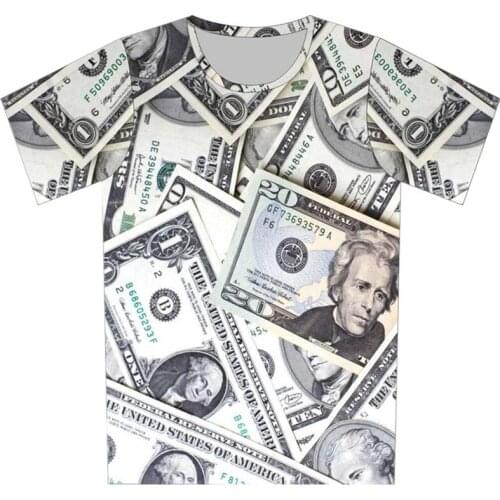 Boys Girl Baby Clothes 3D T-shirt Billiards Black 8 Money Dollar Smile Color National Flag Print Camisetas Kids T shirt Camiseta