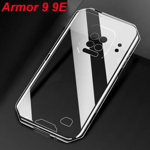 For Ulefone Armor 9E Case Silicon Back Cover Soft TPU Matte Phone Protector Shell Ulefone Armor 9 Capa Coque Cover Glass Bumper