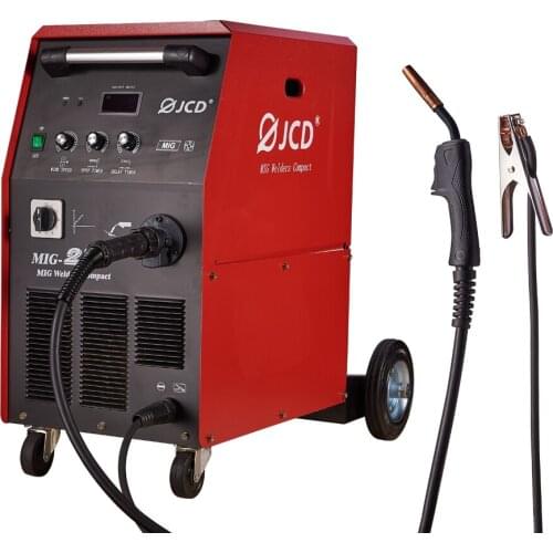 JCD Mig Inverter Welder IGBT Single Phase Gas Welding Machine for Stainless Steel 0.8-1mm Welding MIG-250 Metal Soldering Tool