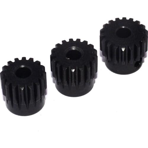 3pcs Pro 1/10 RC Truck Car Accessory 48DP 16T 17T 18T Pinion Motor Gears Set
