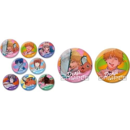 58mm animation Chainsaw Man Pochita Iron Metal Badges Brooch