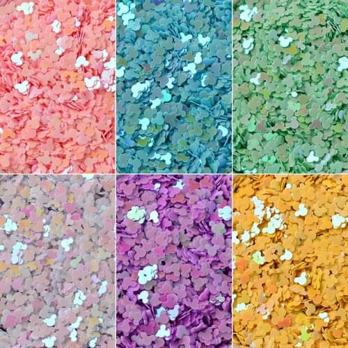 20g/Bag Mini Mouse 4mm PVC Confetti Glitter Sequins For Crafts Nail Art Decoration Paillettes Sequin DIY Girl Sewing Accessories