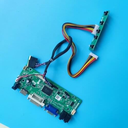 For HSD160PHW1-B00 display 1366*768 Panel 16" monitor Screen LED Controller board LCD M.NT68676 kit VGA DIY DVI 40pin HDMI