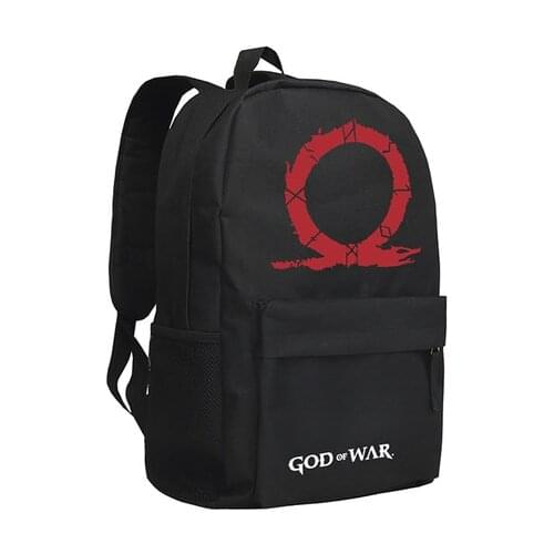 2018 Game God of War 4 Logo Backpack Anime cartoon Oxford School Bag Unisex