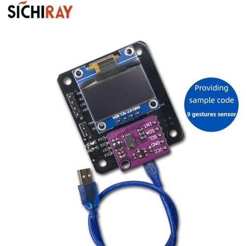 Integrated Gesture Recognition 9 Gestures Response Sensor USB or 5V power supply for Arduino