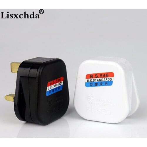 1Ps BS British plug three pole core copper foot power line plug Power adapter Switching Adapter Electrical Sockets