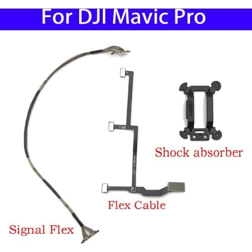 10Pcs/Lot, Signal Cable Flex For DJI Mavic Pro Flexible Cable Gimbal Ribbon Flat Cable Shock Absorber