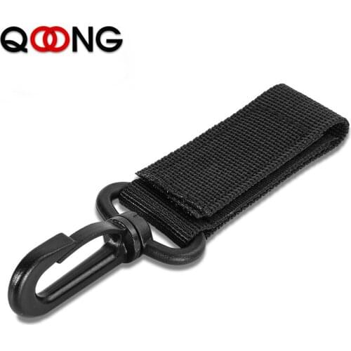2021 Multi-function Nylon Belt Waistband key Ring High Density Velcro Key Chain Removable Durable Hanging Buckle Keychain H43