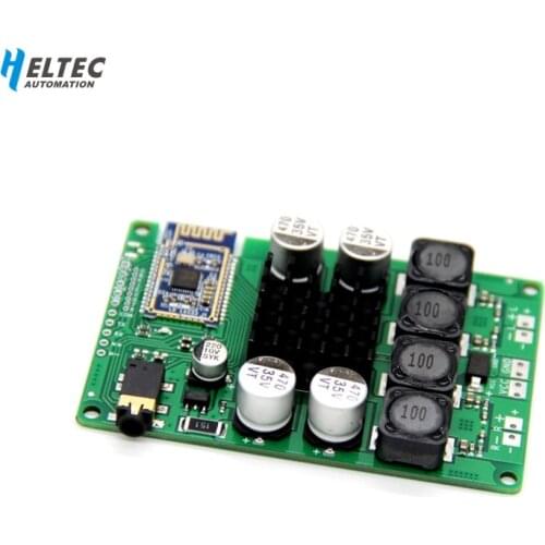 Bluetooth 5.0 Power Amplifier Board 2x50W/40W Support AUX Audio Input Support Serial Command To Change the name password
