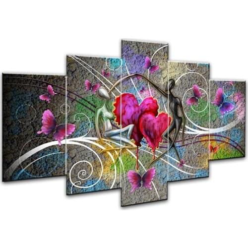 Kamy Yi Lover Diamond Painting Needlework Cross Stitch Full Square Mosaic Multi-picture Combination Rhinestones DIY Gift