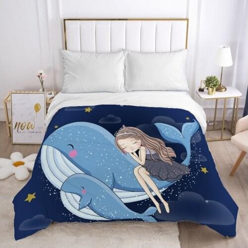 Cartoon Childrens Duvet cover Quilt/Blanket/Comfortable Case Bedding for kids baby boy girls 140x200 240x220 for Home Car night