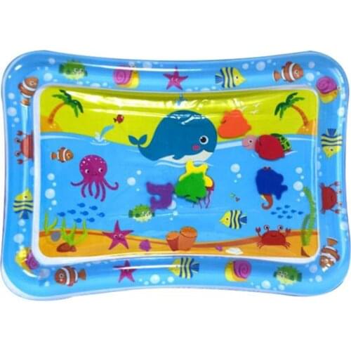 Baby Kids Water Play Mat Toys Inflatable thicken PVC infant Tummy Time Playmat Toddler Activity Play Center water mat for Baby
