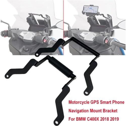 For BMW C400X C400GT C400 X C400 GT 2018 2019 2020 Motorcycle GPS Smart Phone Navigation Mounting Holder Adapter Mounts Bracket
