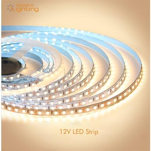 Flexible LED Strip Light, DC12V Tape Lights, 3000K/4000K/5000K, 80CRI, 60LEDs 8mm, SMD2835, 5m, Rope Lights