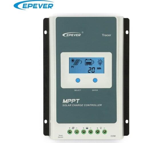 MPPT solar power controller Tracer1210AN 10A lead-acid lithium solar energy charge and discharge controller