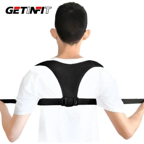 Getinfit Back Posture Corrector Women Men, Prevent Slouching Relieve Pain Posture Straps, Clavicle Support Brace