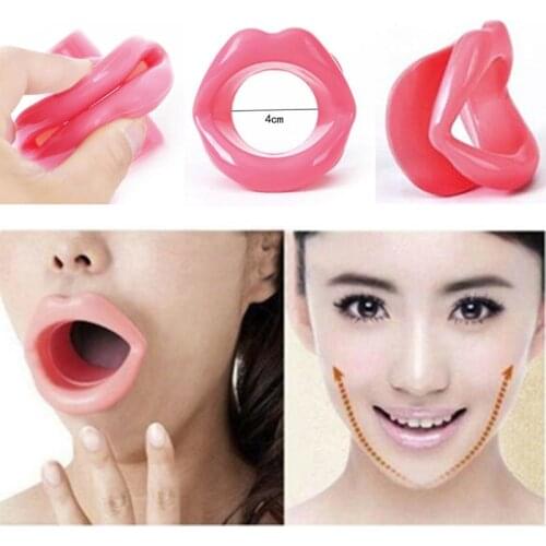 Massage Face-lift Tool Make Up Silicone Rubber Maquiagem Lips Care Slimmer Mouth Muscle Tightener Anti-aging Anti-wrinkle Beauty