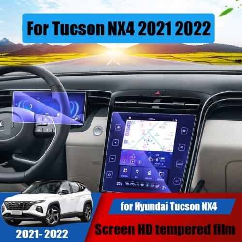 New car dashboard GPS navigation tempered film protective screen for Hyundai Tucson NX4 2021 2022