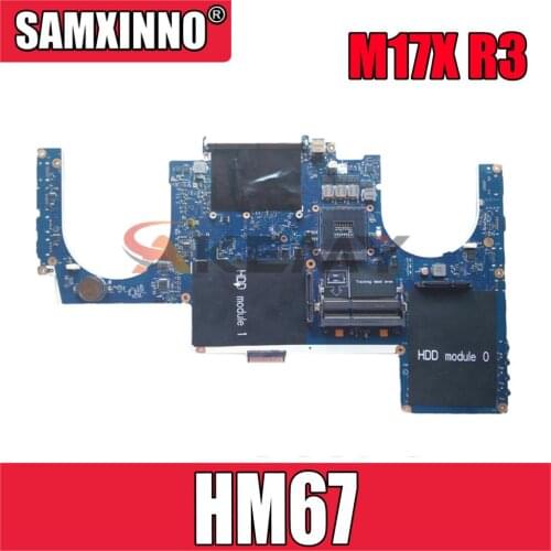 Original Laptop motherboard For DELL Alienware M17X R3 HM67 Mainboard CN-0GFWM3 0GFWM3 PAR00 LA-6601P