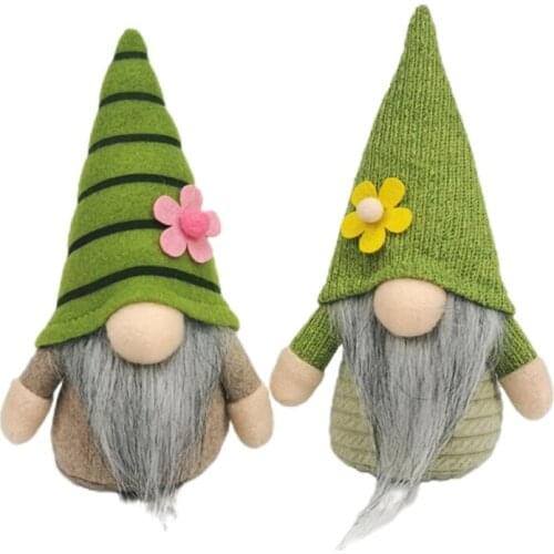 Easter Tomte Doll Plush Figurine Nordic Scandinavian Gnome Elf Ornaments Spring