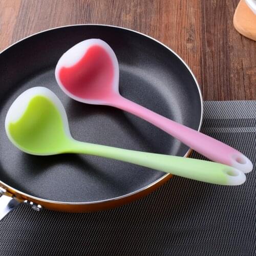 Teyaao Food grade silicone soup spoon silicone spoon cooking tool