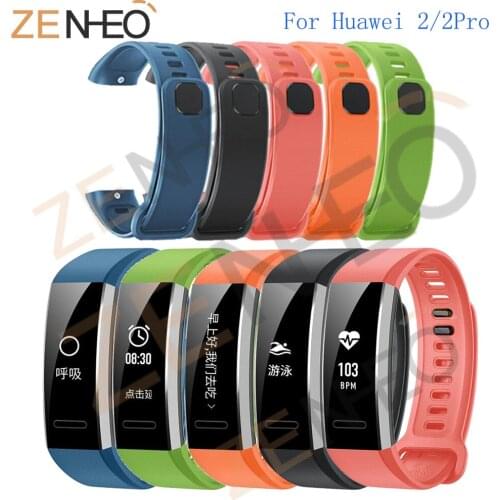 For Huawei Band 2 /2 Pro Strap Replacement wrist band watch strap For Huawei Band 2 /2 Pro Watch band silicone rubber watchband