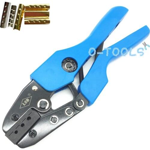 Special made types of hand aglet crimping tool pliers for attach metal sheath aglets to the end of laces multi crimper