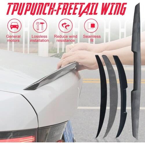 1.2M Spoilers Car Racing Rear Tail For Tesla Spoiler Wing Air Deflector Spoiler Modified Car Universal Accessories For All Car
